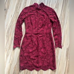 Betsy Johnson Red Lace Dress